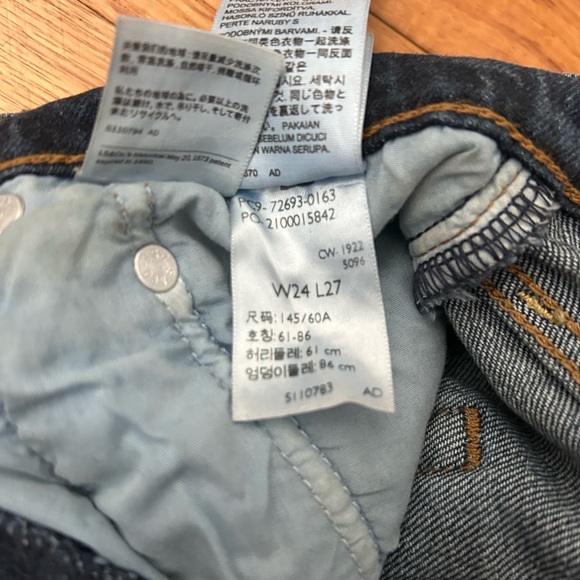 Levi’s Ribcage Straight Ankle Jeans blue 24 - Picture 6 of 11